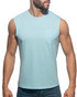 Addicted Basic Tank Top | Sky Blue AD531 | Front View | Mens Tank Tops | Topdrawers Clothing for Men