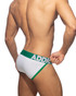 Addicted Open Fly Cotton Bikini | Green AD1204 | Rear View | Mens Bikini Briefs | Topdrawers Underwear for Men