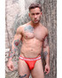 Breedwell Groove Jock | Red 2503-JOCK | Side View | Mens Jockstraps | Topdrawers Underwear for Men