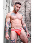 Breedwell Groove Jock | Red 2503-JOCK | Front View | Mens Jockstraps | Topdrawers Underwear for Men