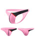 Private Structure Desire Glaze G-String | Pink DGUY4025 | Closeup View | Mens String Thongs | Topdrawers Underwear for Men