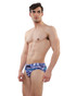 ST33LE Swim Brief | Cobalt Sky Camo ST-8015-18 | Side View | Mens Swim Briefs | Topdrawers Swimwear for Men