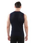 ST33LE Textured Open Mesh Knitted Vest | Navy ST-24058 | Rear View | Mens Casual Tops | Topdrawers Clothing for Men