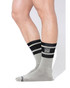 CODE 22 Essential Crew Sock | Khaki 8019 | Front View | Mens Crew Socks | Topdrawers Apparel for Men