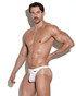CODE 22 Core Thong | White 2155 | Side View | Mens Thongs | Topdrawers Underwear for Men