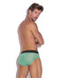CODE 22 Sheer Mesh Brief | Green 2101 | Rear View | Mens Briefs | Topdrawers Underwear for Men