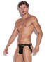 CODE 22 Sheer Mesh Jockstrap | Black 2103 | Side View | Mens Jockstraps | Topdrawers Underwear for Men