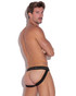 CODE 22 Sheer Mesh Jockstrap | Black 2103 | Rear View | Mens Jockstraps | Topdrawers Underwear for Men