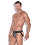 CODE 22 Openwork Jockstrap | Black 2143 | Side View | Mens Jockstraps | Topdrawers Underwear for Men