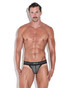 CODE 22 Openwork Jockstrap | Black 2143 | Front View | Mens Jockstraps | Topdrawers Underwear for Men