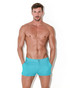 CODE 22 Micro Short | Turquoise 9720 | Front View | Mens Shorts | Topdrawers Clothing for Men