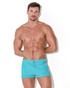 CODE 22 Micro Short | Turquoise 9720 | Front View | Mens Shorts | Topdrawers Clothing for Men