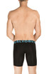 1A Black - Obviously EveryMan Boxer Brief 9 Inch Leg B01 - Rear View - Topdrawers Underwear for Men