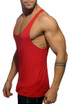 06 Red - Addicted Back Logo Tank Top AD340 - Side View - Topdrawers Menswear