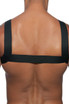 10 Black - Addicted Basic Elastic Harness ADF104 - Rear View - Topdrawers Underwear for Men