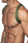 Addicted Spider Harness AD814-12 Khaki - Mens Fetish Elastic Harnesses - Side View - Topdrawers Fetish Wear for Men
 Addicted Spider Harness AD814-12 Khaki - Mens Fetish Elastic Harnesses - Side View - Topdrawers Fetish Wear for Men