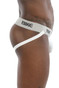 Bike Classic Jockstrap BAS304WHT White - Mens Athletic Supporter Jockstraps - Side View - Topdrawers Underwear for Men

