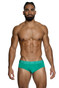 Garçon Model Courtside Green Bamboo Briefs GM22-GREEN-BRIEF - Mens Briefs - Front View - Topdrawers Underwear for Men
 Garçon Model Courtside Green Bamboo Briefs GM22-GREEN-BRIEF - Mens Briefs - Front View - Topdrawers Underwear for Men