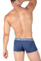 Private Structure Bamboo Viscose Mid Waist Trunk | Citadel Blue | PBUT4379-CTBU  - Mens Boxer Briefs - Rear View - Topdrawers Underwear for Men
