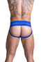 GYM Jockstraps Old School Jockstrap w/ 3" Waistband | Royal | GYM004-ROY  - Mens Athletic Supporter Jockstraps - Rear View - Topdrawers Underwear for Men
