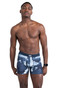 Saxx DropTemp Mesh Boxer Brief | Cloud Drop Camo Navy | SXBB09F-CDN  - Mens Boxer Briefs - Front View - Topdrawers Underwear for Men