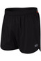 Saxx Hightail 2N1 Run Short 5" | Black | SXSP01L-BLK  - Mens Athletic Shorts - Front View - Topdrawers Clothing for Men
