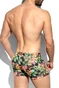 ES Collection Hawaiian Sports Shorts | Black | SP300-10  - Mens Shorts - Rear View - Topdrawers Clothing for Men
