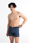 Saxx DropTemp Mesh Boxer Brief w/ Fly | Dark Denim  | SXBB09F-DDH  - Mens Boxer Briefs - Front View - Topdrawers Underwear for Men
