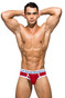 Private Structure Classic Mid Waist Mini Brief | Rumba Red | SCUS4529-RMRD  - Mens Briefs - Front View - Topdrawers Underwear for Men
