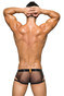 Private Structure Alpha Low Waist Garter Mini Brief | LCUT4419-BL  - Mens Briefs - Rear View - Topdrawers Underwear for Men
