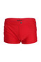 Andrew Christian Riviera Swim Trunk | Red | 70052-RD  - Mens Swim Trunks - Front View - Topdrawers Swimwear for Men
