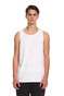 Kuwalla Tee Eazy Tank | White | KUL-ET1855  - Mens Tank Top Singlets - Front View - Topdrawers Clothing for Men
