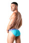 TOF Paris Champion Tanga Brief | Turquoise TOF299-T | Front View | Mens Bikini Briefs | Topdrawers Underwear for Men