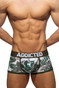 Addicted Tropicana Mesh Trunk | Khaki AD1289P-1 | Front View | Mens Boxer Briefs | Topdrawers Underwear for Men