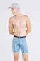 Saxx Multi-Sport Mesh Boxer Brief Fly | Swimpressive Hydro Blue SXBB75F | Front View | Mens Boxer Briefs | Topdrawers Underwear for Men