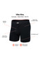 Saxx Vibe Xtra Boxer Brief Black SXVX24F | Front View | Mens Boxer Briefs | Topdrawers Underwear for Men