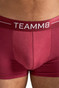 Teamm8 Icon Trunk | Dusty Red TU-UKICON | Front View | Mens Boxer Briefs | Topdrawers Underwear for Men