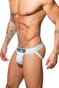 Addicted Push Up Mesh Jock | White AD773 | Side View | Mens Jockstraps | Topdrawers Underwear for Men