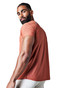 Peelers Power Tee | Terracotta PW24TE | Rear View | Mens T-Shirts | Topdrawers Clothing for Men