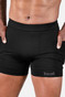 Peelers Agility Short | Black AG24SH | Front View | Mens Athletic Shorts | Topdrawers Clothing for Men