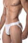 PUMP! Whisper Jockstrap | White 15083 | Side View | Mens Jockstraps | Topdrawers Underwear for Men