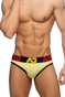 Addicted Seamless Brief | Baby Yellow AD1271P1 | Front View | Mens Briefs | Topdrawers Underwear for Men