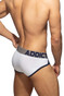 Addicted Trey Brief | White AD1305 | Rear View | Mens Briefs | Topdrawers Underwear for Men