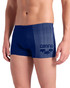 Arena Foggy Dots Swim Short Trunk | Navy White 008483-701 | Front View | Mens Swim Boxers | Topdrawers Swimwear for Men