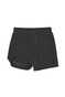 Kuwalla Tee 2 1 Swim Trunk | Black KUL-SWIM05 | Front View | Mens Swim Shorts | Topdrawers Swimwear for Men