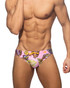 Addicted Maple Leaves Swim Brief ADS368 | Front View | Mens Swim Briefs | Topdrawers Swimwear for Men