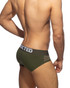 Addicted Flame Cotton Basic Brief | Khaki AD2207 | Rear View | Mens Briefs | Topdrawers Underwear for Men