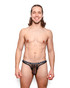 Sukrew Underground Mesh Low Rise Thong | Underground Black MLT-PE-146 | Front View | Mens Thongs | Topdrawers Underwear for Men