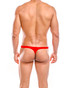 Joe Snyder Thong | Poly Red JS03 | Rear View | Mens Thongs | Topdrawers Underwear for Men