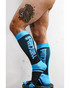 Breedwell Eternity Socks | Aqua Blue 2411-SOCKS | Side View | Mens Long Socks | Topdrawers Apparel for Men
